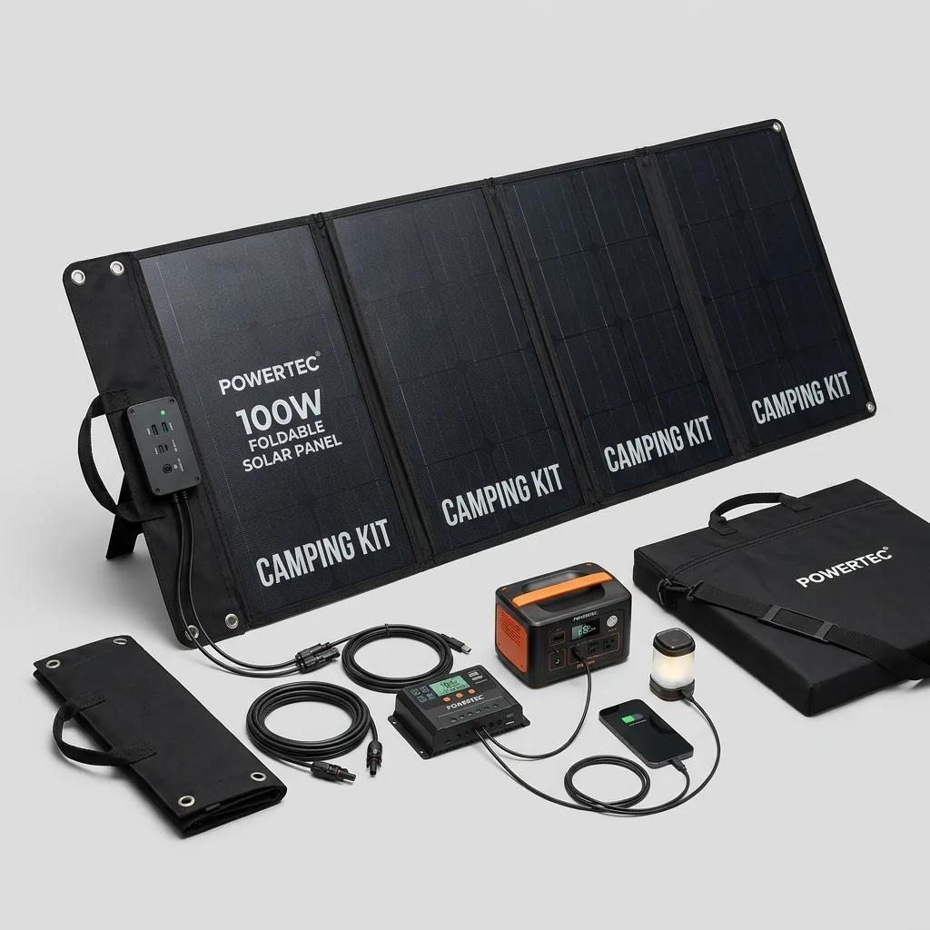 Taitettava aurinkopaneelisarja vuokraus retkeilyyn Cagliari:ssa